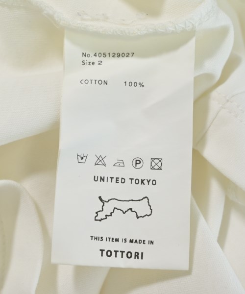 UNITED TOKYO（ユナイテッドトウキョウ）Tシャツ・カットソー 白 サイズ:2(M位) メンズ/2200701847043