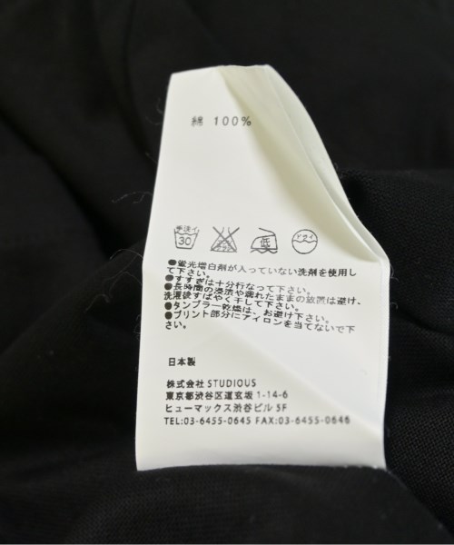 UNITED TOKYO（ユナイテッドトウキョウ）Tシャツ・カットソー 黒 サイズ:2(M位) メンズ/2200701847050