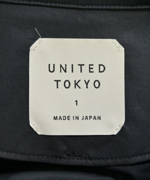 UNITED TOKYO（ユナイテッドトウキョウ）ステンカラーコート 黒 サイズ:1(S位) メンズ/2200701847104
