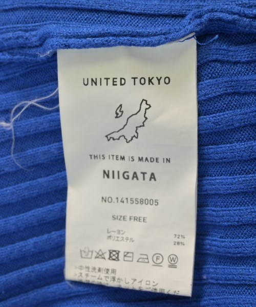 UNITED TOKYO（ユナイテッドトウキョウ）ワンピース 青 サイズ:F レディース/2200697521026