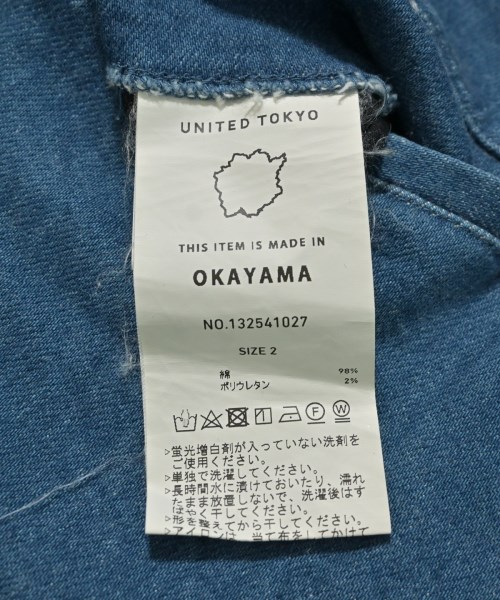 UNITED TOKYO（ユナイテッドトウキョウ）デニムパンツ 青 サイズ:2(M位) メンズ/2200702105029