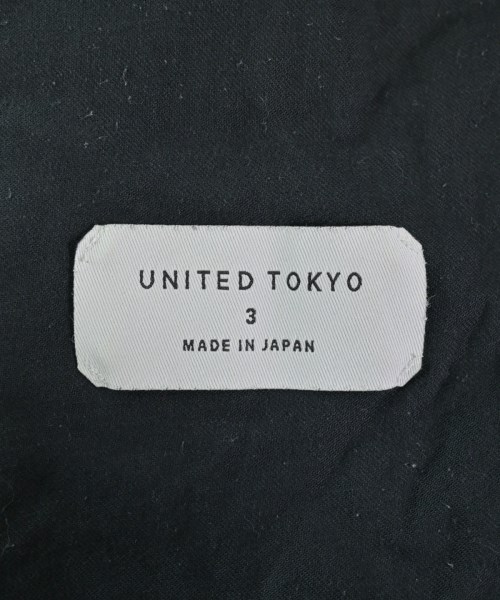 UNITED TOKYO（ユナイテッドトウキョウ）スラックス 黒 サイズ:3(L位) メンズ/2200654872017