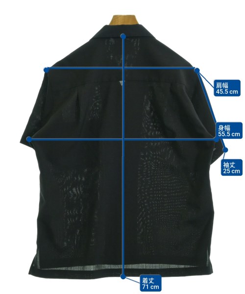 UNITED TOKYO（ユナイテッドトウキョウ）カジュアルシャツ 黒 サイズ:1(S位) メンズ/2200654872086