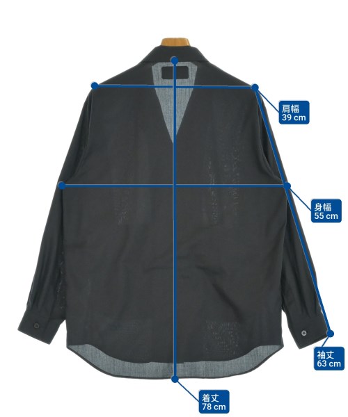 UNITED TOKYO（ユナイテッドトウキョウ）カジュアルシャツ 黒 サイズ:1(S位) メンズ/2200654872116