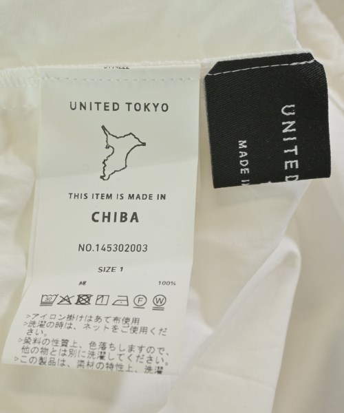 UNITED TOKYO（ユナイテッドトウキョウ）ブラウス 白 サイズ:1(S位) レディース/2200649361038