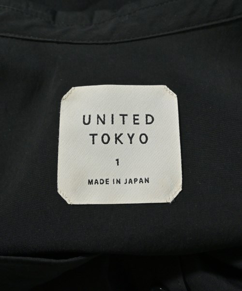 UNITED TOKYO（ユナイテッドトウキョウ）シャツワンピース 黒 サイズ:1(S位) レディース/2200654305041