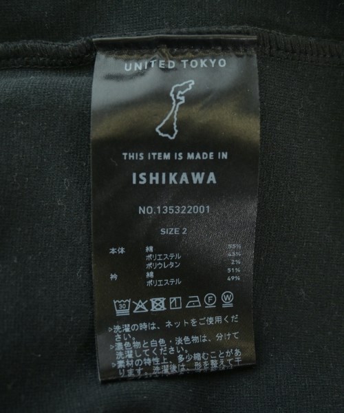 UNITED TOKYO（ユナイテッドトウキョウ）Tシャツ・カットソー 黒 サイズ:2(M位) メンズ/2200651680035