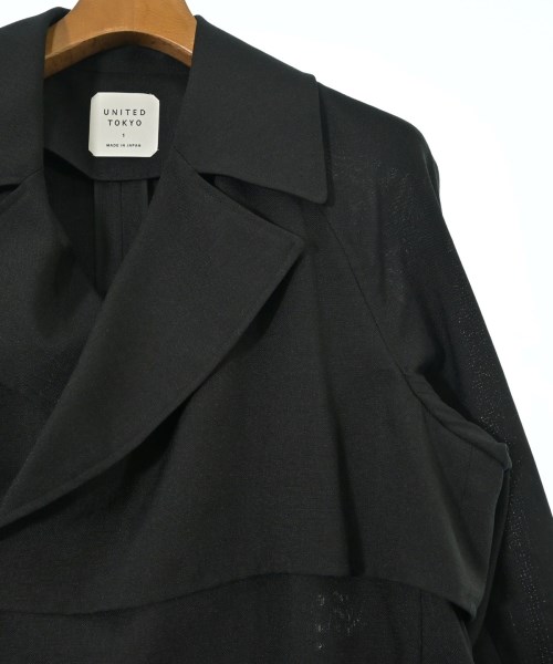 UNITED TOKYO（ユナイテッドトウキョウ）トレンチコート 黒 サイズ:1(S位) メンズ/2200657365073