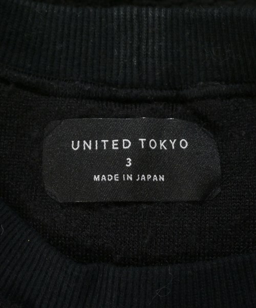 UNITED TOKYO（ユナイテッドトウキョウ）スウェット 黒 サイズ:3(L位) メンズ/2200654393079