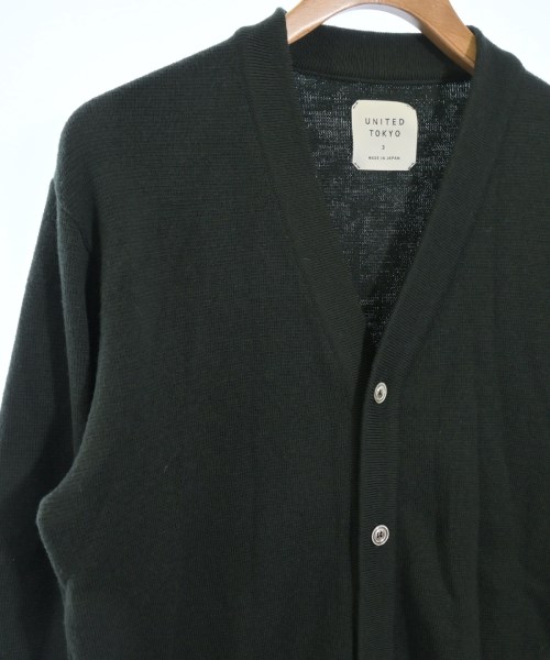 UNITED TOKYO（ユナイテッドトウキョウ）カーディガン 緑 サイズ:3(L位) メンズ/2200654393109