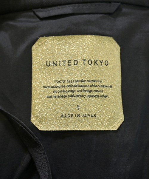 UNITED TOKYO（ユナイテッドトウキョウ）ジャケット 黒 サイズ:1(S位) メンズ/2200660356020
