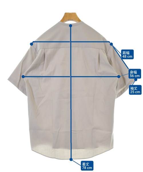 UNITED TOKYO（ユナイテッドトウキョウ）カジュアルシャツ グレー サイズ:3l(L位) メンズ/2200659732118