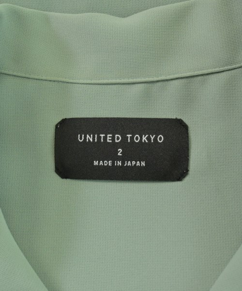 UNITED TOKYO（ユナイテッドトウキョウ）カジュアルシャツ 緑 サイズ:2(XL位) メンズ/2200709776291