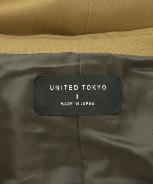 UNITED TOKYO（ユナイテッドトウキョウ）ジャケット 茶 サイズ:3(L位) メンズ/2200709776314