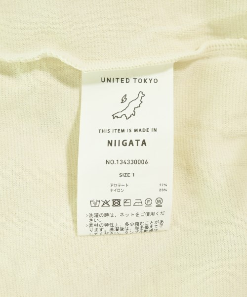 UNITED TOKYO（ユナイテッドトウキョウ）ニット・セーター 白 サイズ:1(S位) メンズ/2200710580023