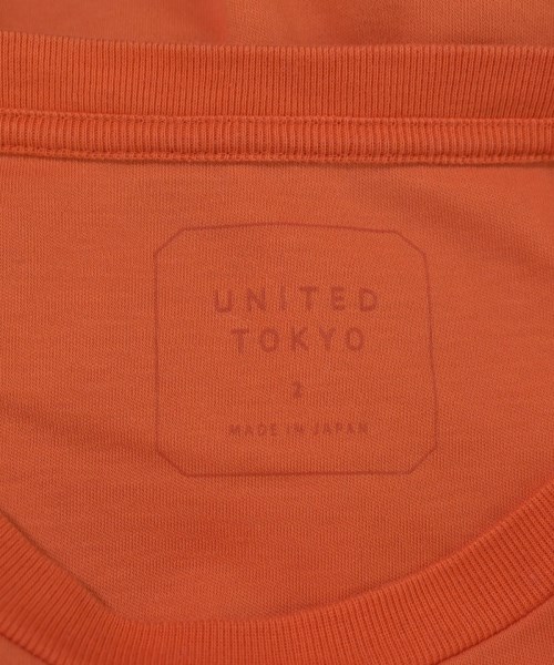 UNITED TOKYO（ユナイテッドトウキョウ）Tシャツ・カットソー オレンジ サイズ:2(M位) メンズ/2200712289030