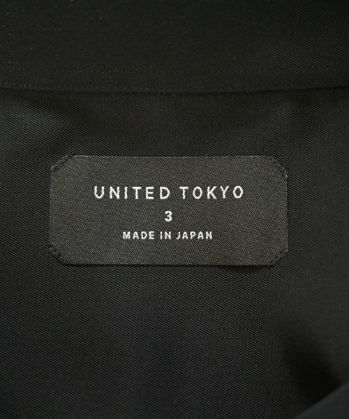 UNITED TOKYO（ユナイテッドトウキョウ）カジュアルシャツ 黒 サイズ:3(L位) メンズ/2200712624022
