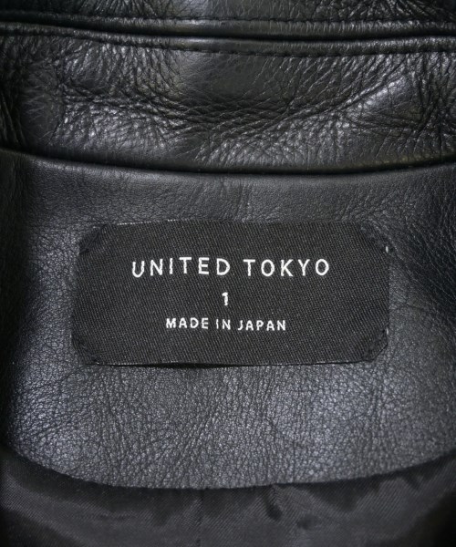 UNITED TOKYO（ユナイテッドトウキョウ）ライダース 黒 サイズ:1(S位) レディース/2200715366011