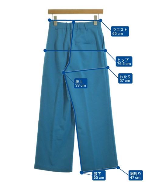 UNITED TOKYO（ユナイテッドトウキョウ）スラックス 青 サイズ:2(M位) レディース/2200640352035