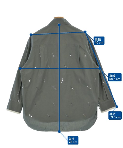 UNITED TOKYO（ユナイテッドトウキョウ）カジュアルシャツ グレー サイズ:F メンズ/2200645339024