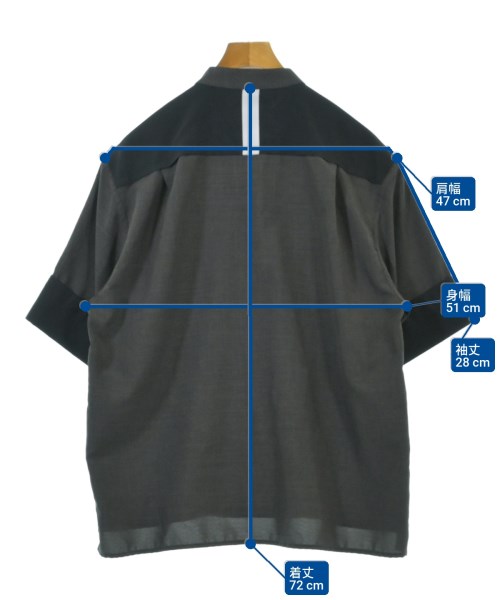 UNITED TOKYO（ユナイテッドトウキョウ）カジュアルシャツ グレー サイズ:1(S位) メンズ/2200644694070