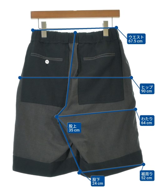 UNITED TOKYO（ユナイテッドトウキョウ）ショートパンツ グレー サイズ:1(S位) メンズ/2200644694087