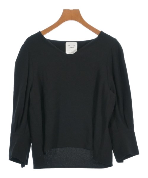 UNITED TOKYO(ユナイテッドトウキョウ)ブラウス 黒 サイズ:1(S位)/2200636682061