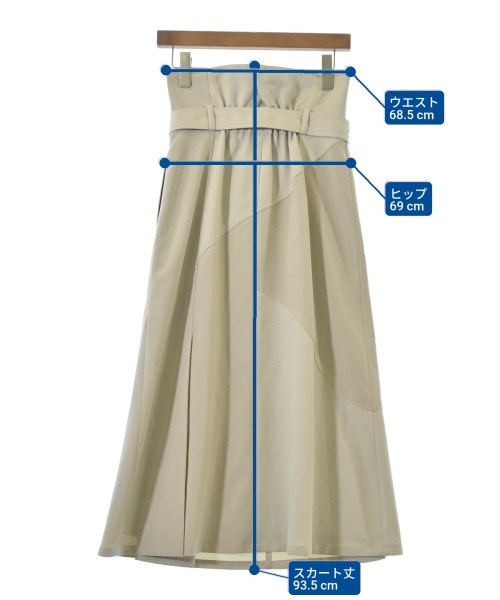 UNITED TOKYO（ユナイテッドトウキョウ）ロング・マキシ丈スカート ベージュ サイズ:2(M位) レディース/2200634252044