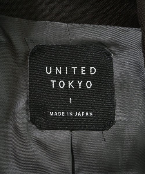 UNITED TOKYO（ユナイテッドトウキョウ）カジュアルジャケット 茶 サイズ:1(S位) レディース/2200634726019