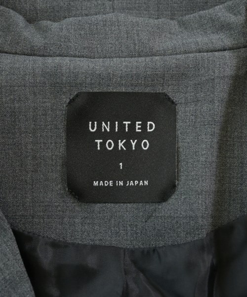 UNITED TOKYO（ユナイテッドトウキョウ）ジャケット グレー サイズ:1(S位) レディース/2200639750026