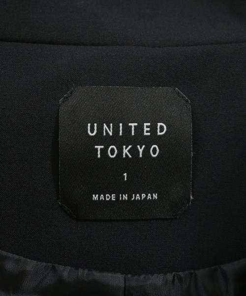 UNITED TOKYO（ユナイテッドトウキョウ）ジャケット 黒 サイズ:1(S位) レディース/2200639750071