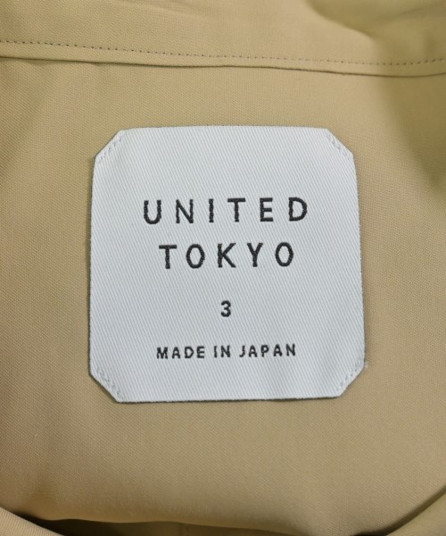 UNITED TOKYO（ユナイテッドトウキョウ）カジュアルシャツ ベージュ サイズ:3(L位) メンズ/2200650177079