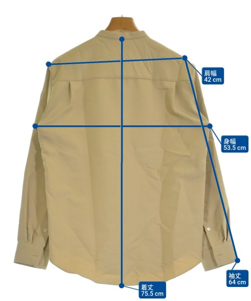 UNITED TOKYO（ユナイテッドトウキョウ）カジュアルシャツ ベージュ サイズ:3(L位) メンズ/2200650177079