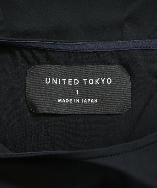 UNITED TOKYO（ユナイテッドトウキョウ）ブラウス 紺 サイズ:1(S位) レディース/2200637734066