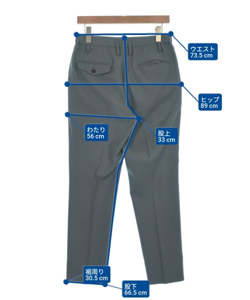 UNITED TOKYO（ユナイテッドトウキョウ）スラックス グレー サイズ:2(M位) レディース/2200648283102