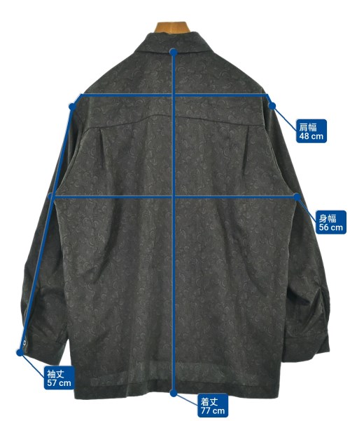 UNITED TOKYO（ユナイテッドトウキョウ）カジュアルシャツ グレー サイズ:1(S位) メンズ/2200642858177