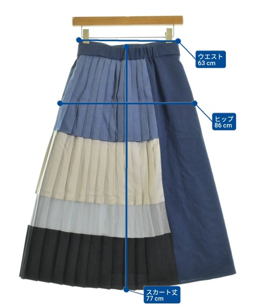 UNITED TOKYO（ユナイテッドトウキョウ）ロング・マキシ丈スカート 青 サイズ:2(M位) レディース/2200643050129