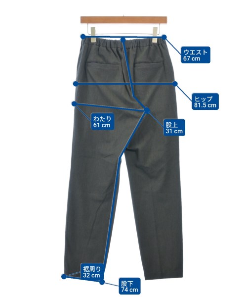 UNITED TOKYO（ユナイテッドトウキョウ）スラックス グレー サイズ:3(L位) メンズ/2200645186017