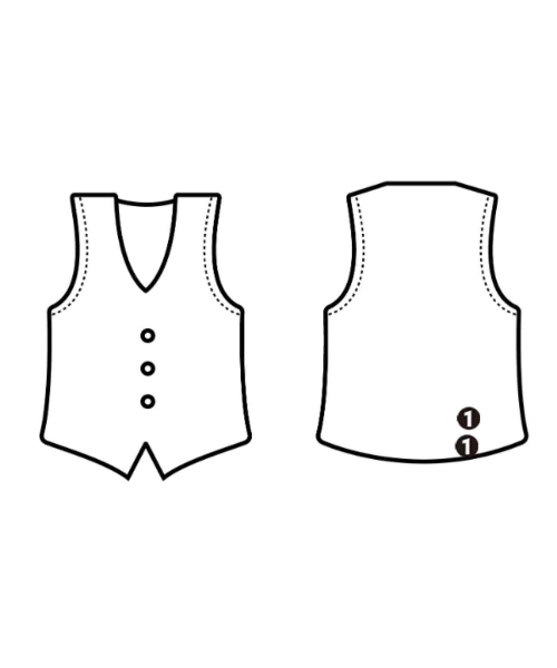 UNITED TOKYO（ユナイテッドトウキョウ）ベスト 茶 サイズ:0(XS位) レディース/2200645165067