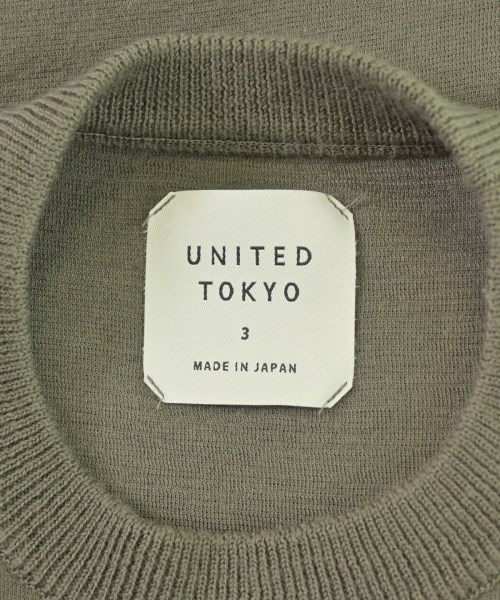 UNITED TOKYO（ユナイテッドトウキョウ）ニット・セーター カーキ サイズ:3(L位) メンズ/2200703294142