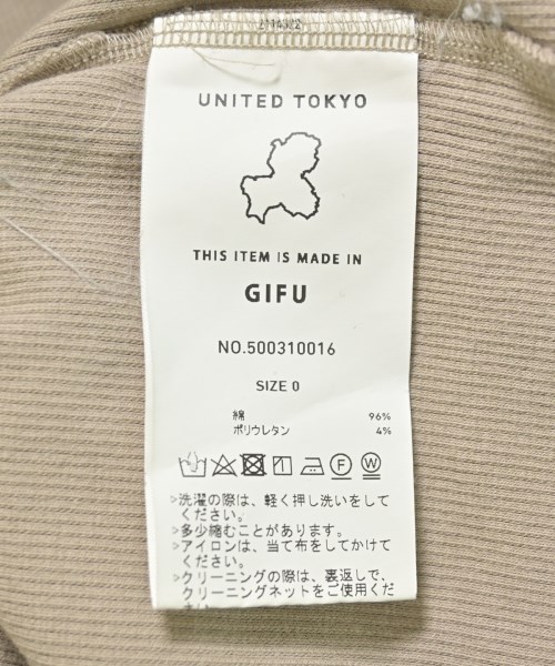 UNITED TOKYO（ユナイテッドトウキョウ）ワンピース ベージュ サイズ:0(XS位) レディース/2200702182044