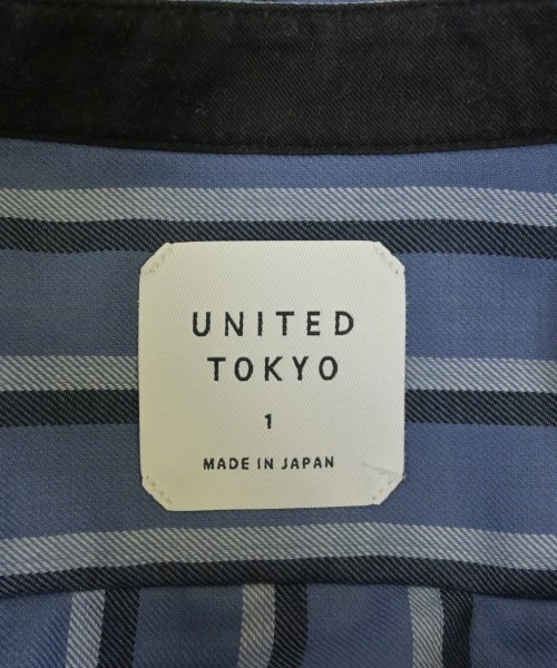 UNITED TOKYO（ユナイテッドトウキョウ）カジュアルシャツ 青 サイズ:1(S位) メンズ/2200704570023