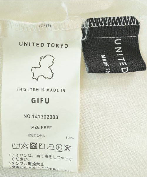 UNITED TOKYO（ユナイテッドトウキョウ）ブラウス 白 サイズ:F レディース/2200706846027