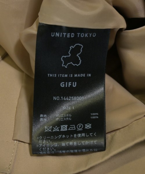 UNITED TOKYO（ユナイテッドトウキョウ）トレンチコート ベージュ サイズ:1(S位) レディース/2200705329026