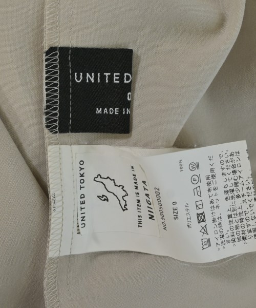 UNITED TOKYO（ユナイテッドトウキョウ）カジュアルシャツ ベージュ サイズ:0(XS位) レディース/2200689280115