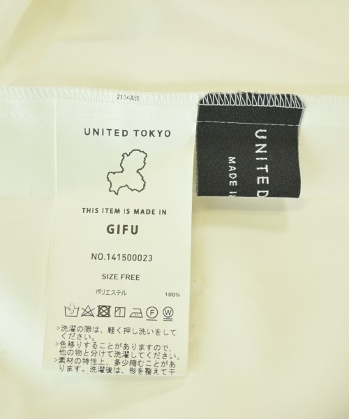 UNITED TOKYO（ユナイテッドトウキョウ）ブラウス 白 サイズ:F レディース/2200710280015