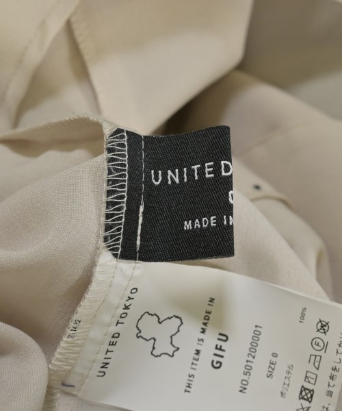 UNITED TOKYO（ユナイテッドトウキョウ）カジュアルシャツ ベージュ サイズ:0(XS位) レディース/2200660147093
