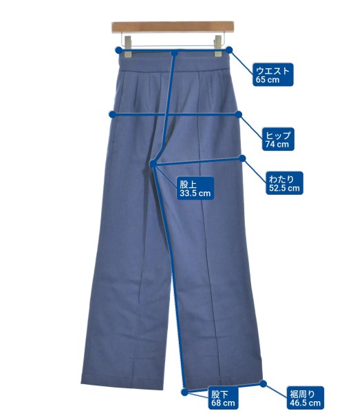 UNITED TOKYO（ユナイテッドトウキョウ）スラックス 青 サイズ:1(S位) レディース/2200665058073