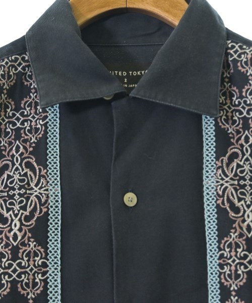 UNITED TOKYO（ユナイテッドトウキョウ）カジュアルシャツ 紺 サイズ:2(M位) メンズ/2200665965050