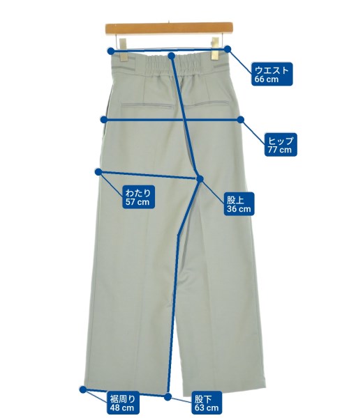 UNITED TOKYO（ユナイテッドトウキョウ）スラックス 緑 サイズ:2(M位) レディース/2200662897064